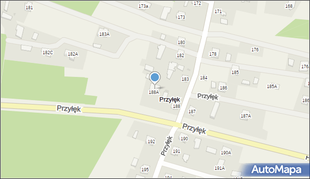 Przyłęk, Przyłęk, 59A, mapa Przyłęk