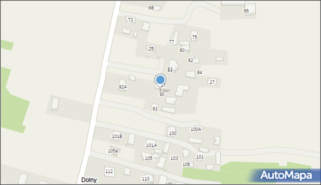 Przyłęk, Przyłęk, 89, mapa Przyłęk