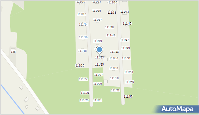 Przyłęk, Przyłęk, 111/23, mapa Przyłęk