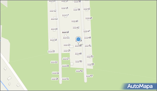 Przyłęk, Przyłęk, 111/46, mapa Przyłęk