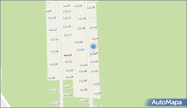 Przyłęk, Przyłęk, 111/47, mapa Przyłęk