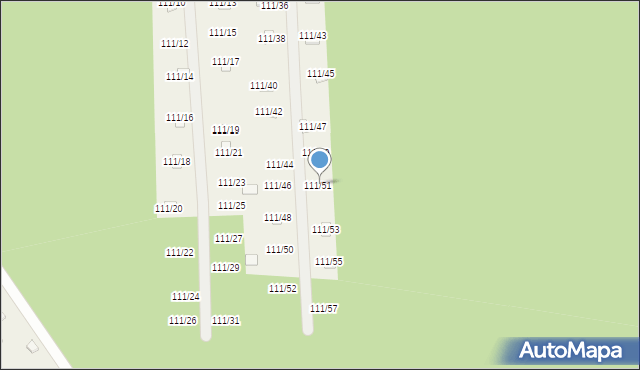 Przyłęk, Przyłęk, 111/51, mapa Przyłęk