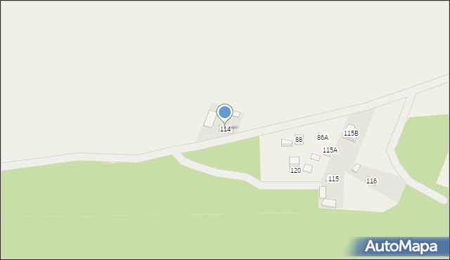 Przyłęk, Przyłęk, 114, mapa Przyłęk