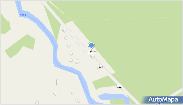 Przyłęk, Przyłęk, 122b, mapa Przyłęk