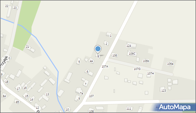 Przyłęk, Przyłęk, 4, mapa Przyłęk