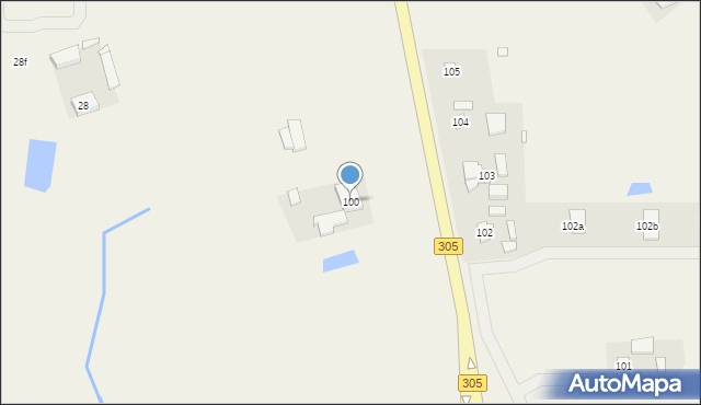 Przyłęk, Przyłęk, 100, mapa Przyłęk