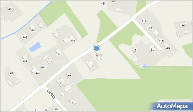 Przyłęk, Przyłęk, 10c, mapa Przyłęk