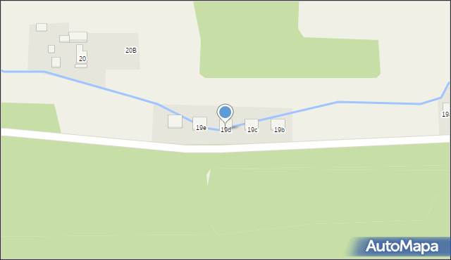 Przyłęk, Przyłęk, 19d, mapa Przyłęk