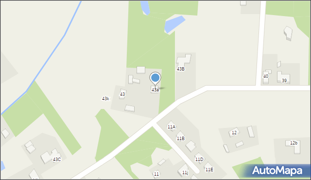 Przyłęk, Przyłęk, 43a, mapa Przyłęk