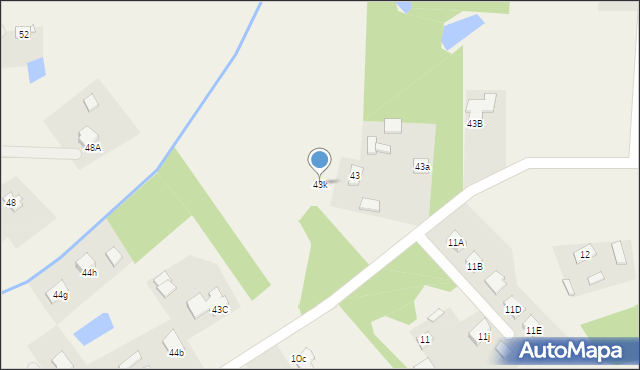 Przyłęk, Przyłęk, 43k, mapa Przyłęk