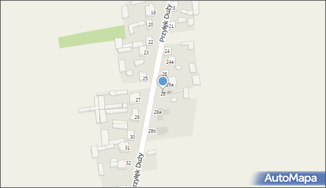 Przyłęk Duży, Przyłęk Duży, 28, mapa Przyłęk Duży