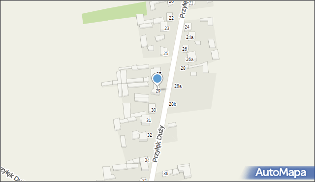 Przyłęk Duży, Przyłęk Duży, 29, mapa Przyłęk Duży
