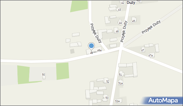 Przyłęk Duży, Przyłęk Duży, 48, mapa Przyłęk Duży