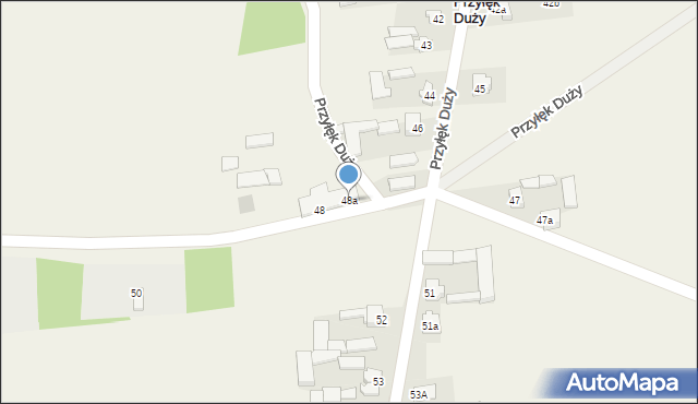 Przyłęk Duży, Przyłęk Duży, 48a, mapa Przyłęk Duży