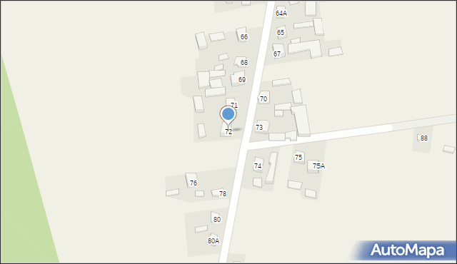 Przyłęk Duży, Przyłęk Duży, 72, mapa Przyłęk Duży