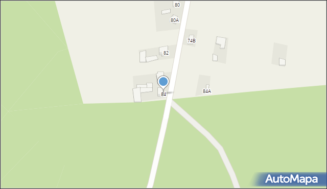 Przyłęk Duży, Przyłęk Duży, 84, mapa Przyłęk Duży