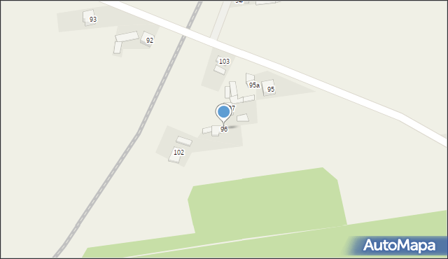 Przyłęk Duży, Przyłęk Duży, 96, mapa Przyłęk Duży