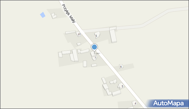 Przyłęk Mały, Przyłęk Mały, 8, mapa Przyłęk Mały