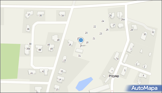Przylep, Przylep, 17, mapa Przylep
