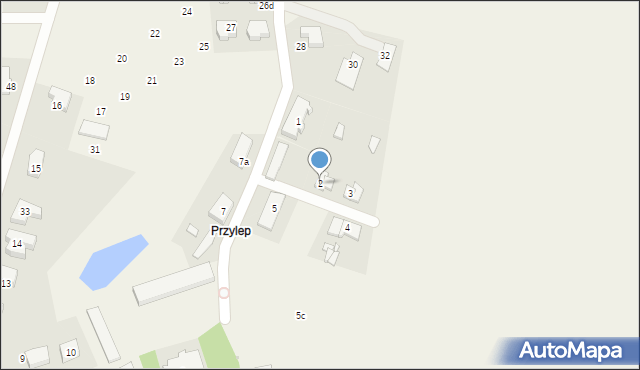Przylep, Przylep, 2, mapa Przylep