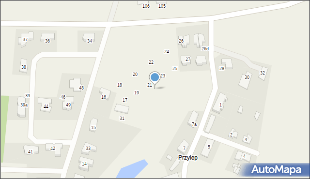 Przylep, Przylep, 29, mapa Przylep
