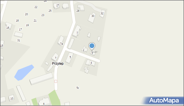 Przylep, Przylep, 3, mapa Przylep