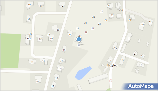 Przylep, Przylep, 31, mapa Przylep