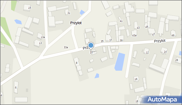 Przylot, Przylot, 10, mapa Przylot