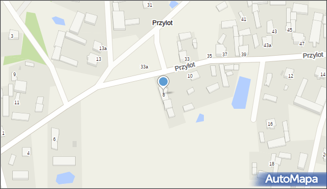 Przylot, Przylot, 8, mapa Przylot