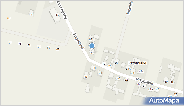 Przymiarki, Przymiarki, 51, mapa Przymiarki