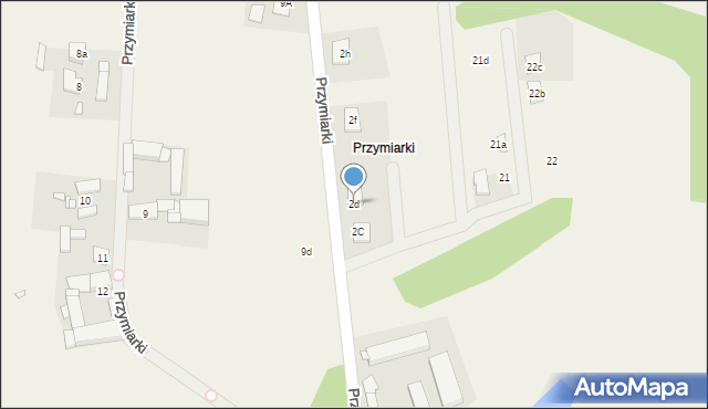 Przymiarki, Przymiarki, 2d, mapa Przymiarki