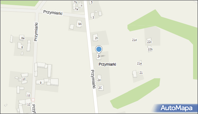 Przymiarki, Przymiarki, 2f, mapa Przymiarki