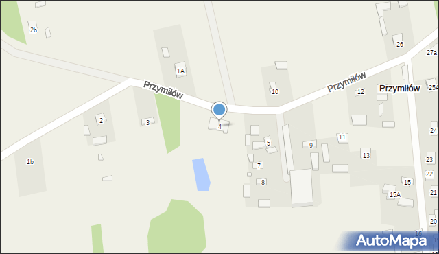 Przymiłów, Przymiłów, 4, mapa Przymiłów