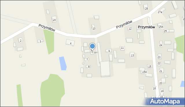 Przymiłów, Przymiłów, 6, mapa Przymiłów