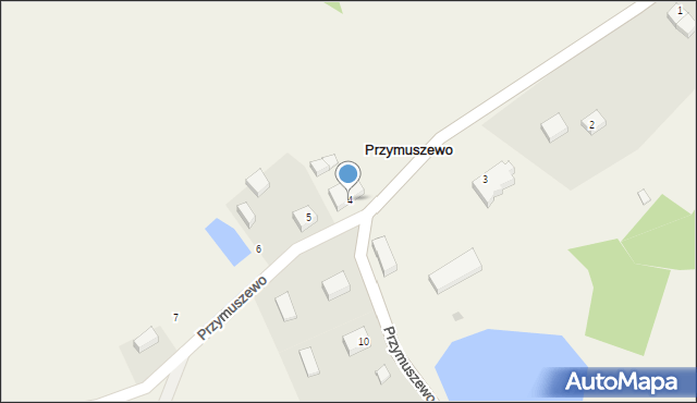 Przymuszewo, Przymuszewo, 4, mapa Przymuszewo
