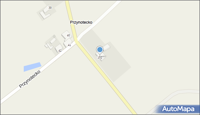 Przynotecko, Przynotecko, 102, mapa Przynotecko