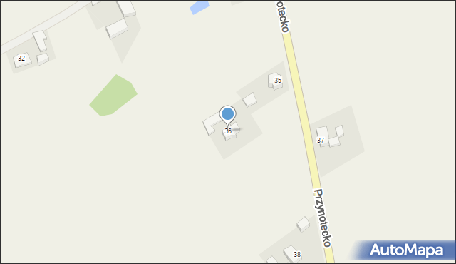 Przynotecko, Przynotecko, 36, mapa Przynotecko