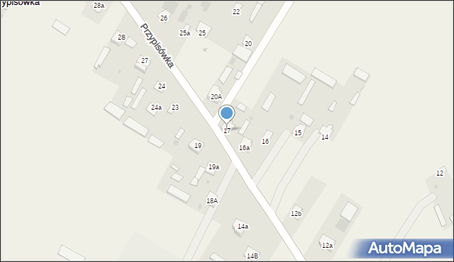Przypisówka, Przypisówka, 17, mapa Przypisówka