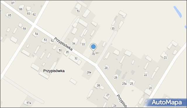 Przypisówka, Przypisówka, 31, mapa Przypisówka