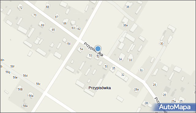Przypisówka, Przypisówka, 52, mapa Przypisówka