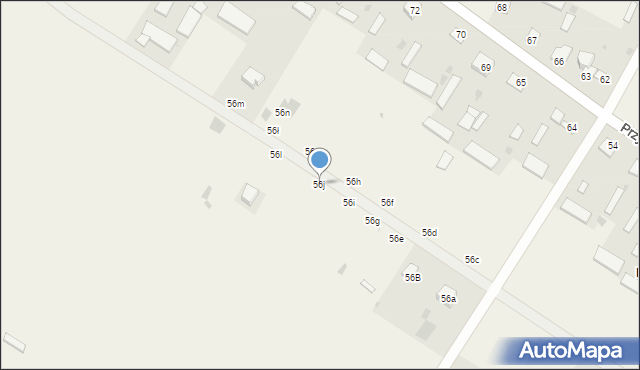Przypisówka, Przypisówka, 56j, mapa Przypisówka