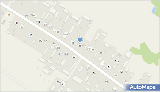 Przypisówka, Przypisówka, 85, mapa Przypisówka