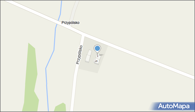 Przypólsko, Przypólsko, 1, mapa Przypólsko