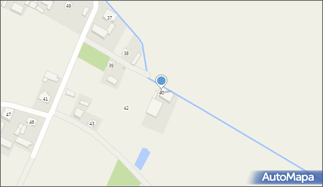 Przyranie, Przyranie, 40, mapa Przyranie