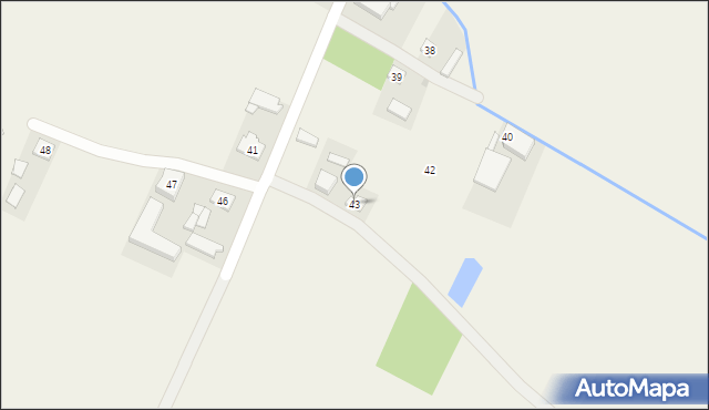 Przyranie, Przyranie, 43, mapa Przyranie