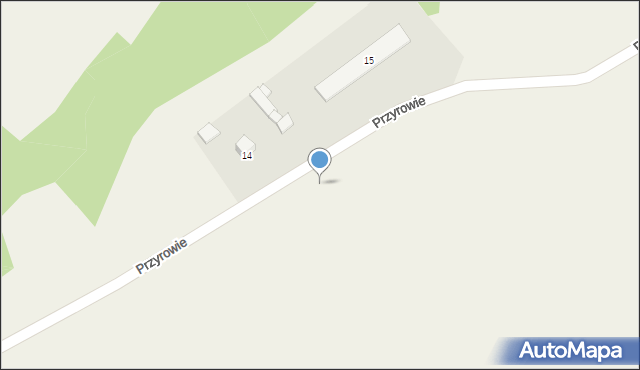 Przyrowie, Przyrowie, 15b, mapa Przyrowie