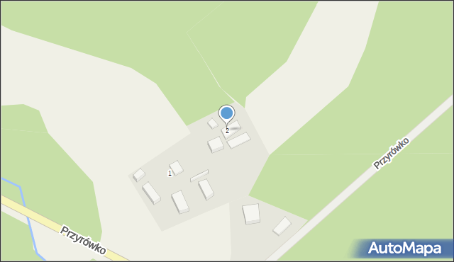 Przyrówko, Przyrówko, 2, mapa Przyrówko
