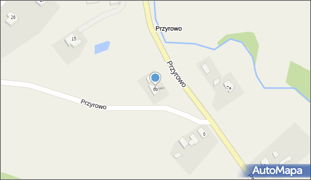 Przyrowo, Przyrowo, 6b, mapa Przyrowo