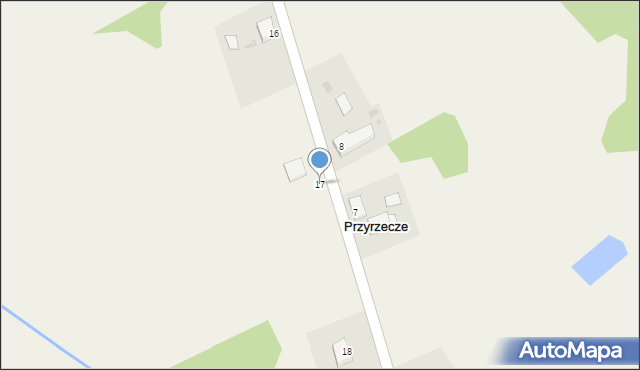 Przyrzecze, Przyrzecze, 17, mapa Przyrzecze