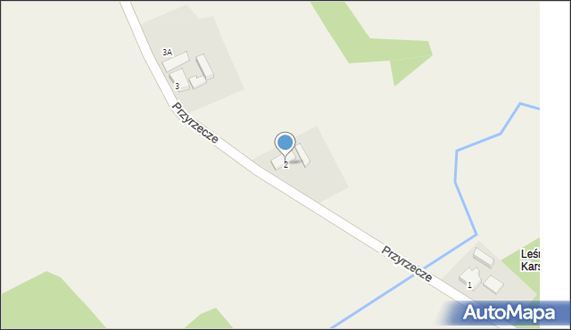 Przyrzecze, Przyrzecze, 2, mapa Przyrzecze